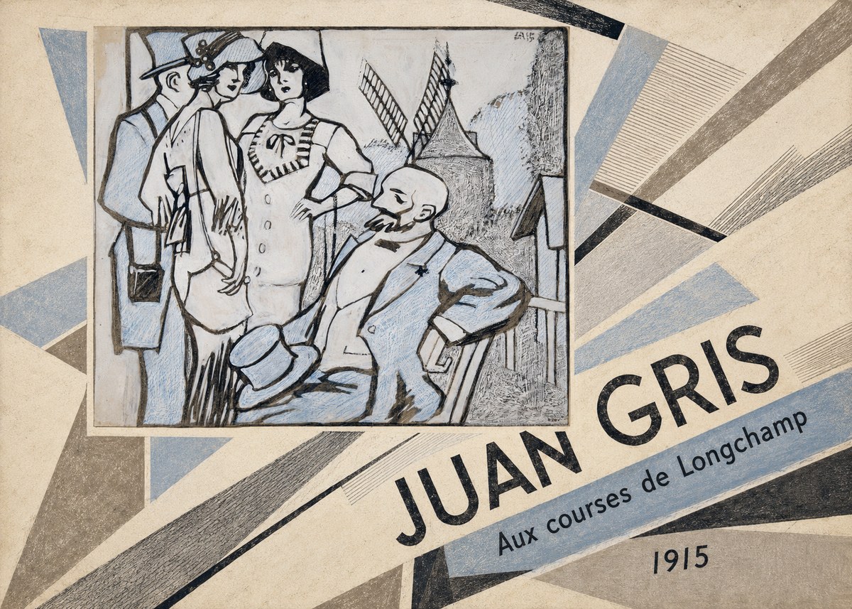 Juan Gris Aux Courses De Longchamp No6 - Plakat