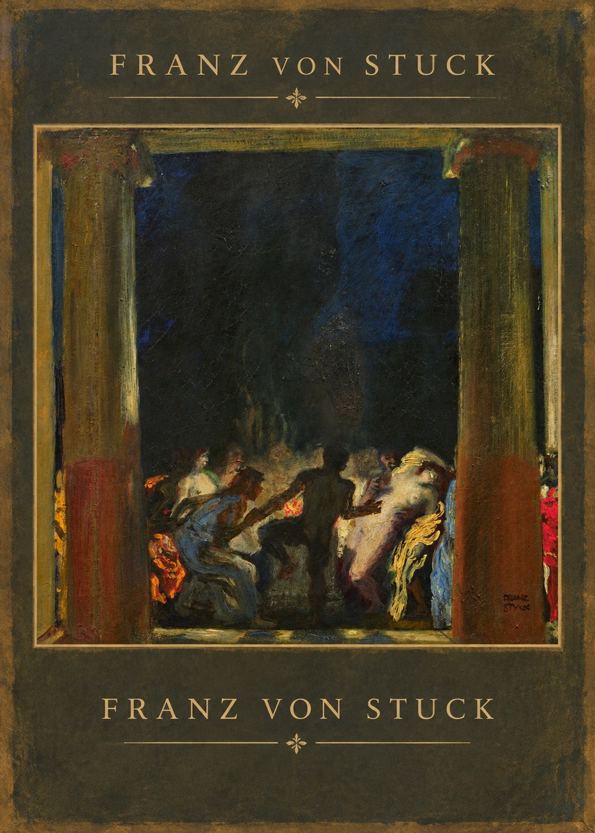 Franz von Stuck Bacchic Revel No2 - Plakat