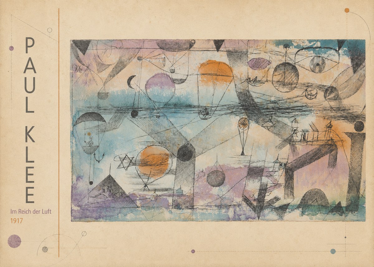 Paul Klee Im Reich Der Luft No2 - Plakat
