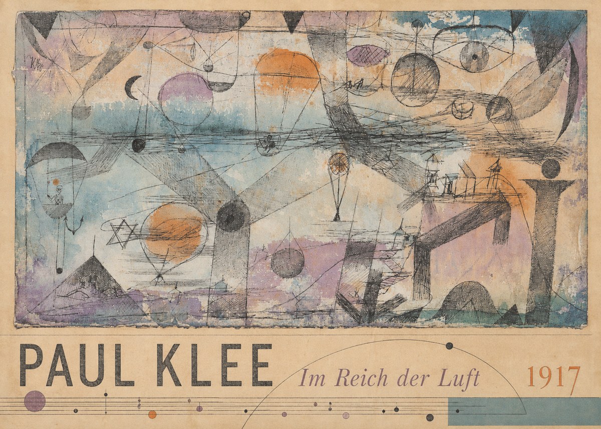 Paul Klee Im Reich Der Luft No4 - Plakat