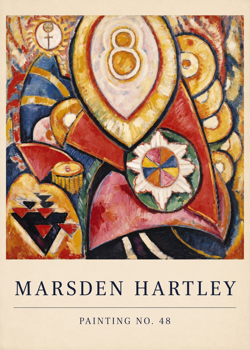 Marsden Hartley Painting No. 48 No6 - Plakat