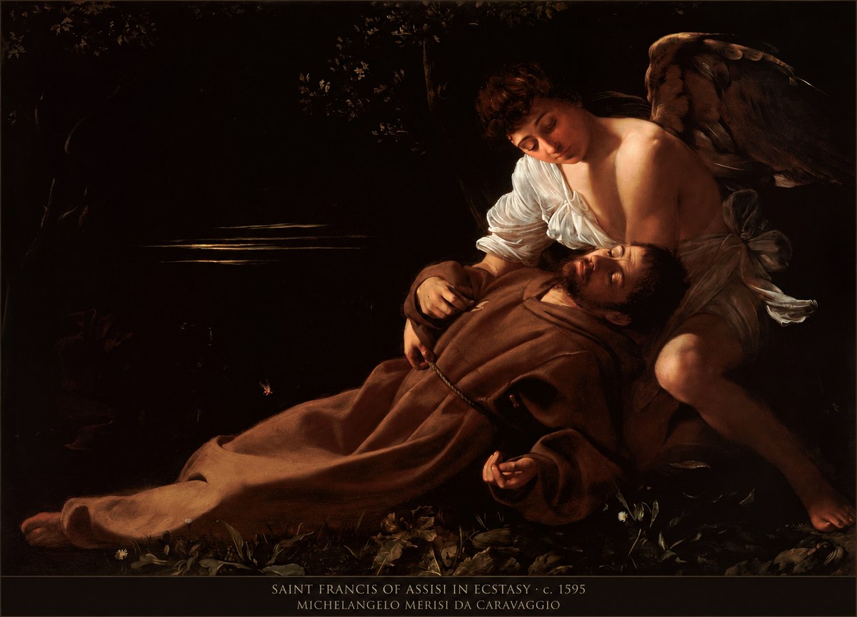 Michelangelo Merisi da Caravaggio Saint Francis of Assisi in Ecstasy No5 - Plakat