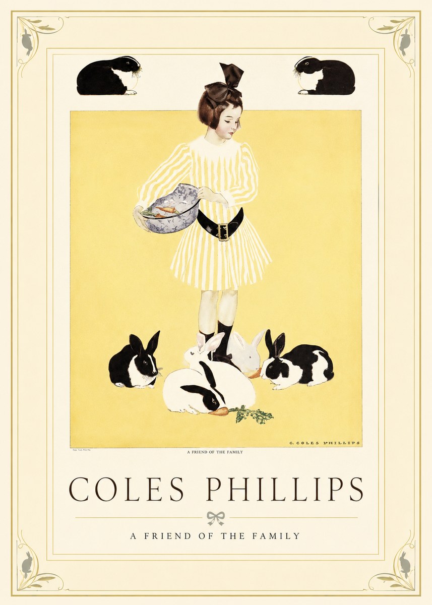 Coles Phillips A Friend of the Family No1 - Plakat
