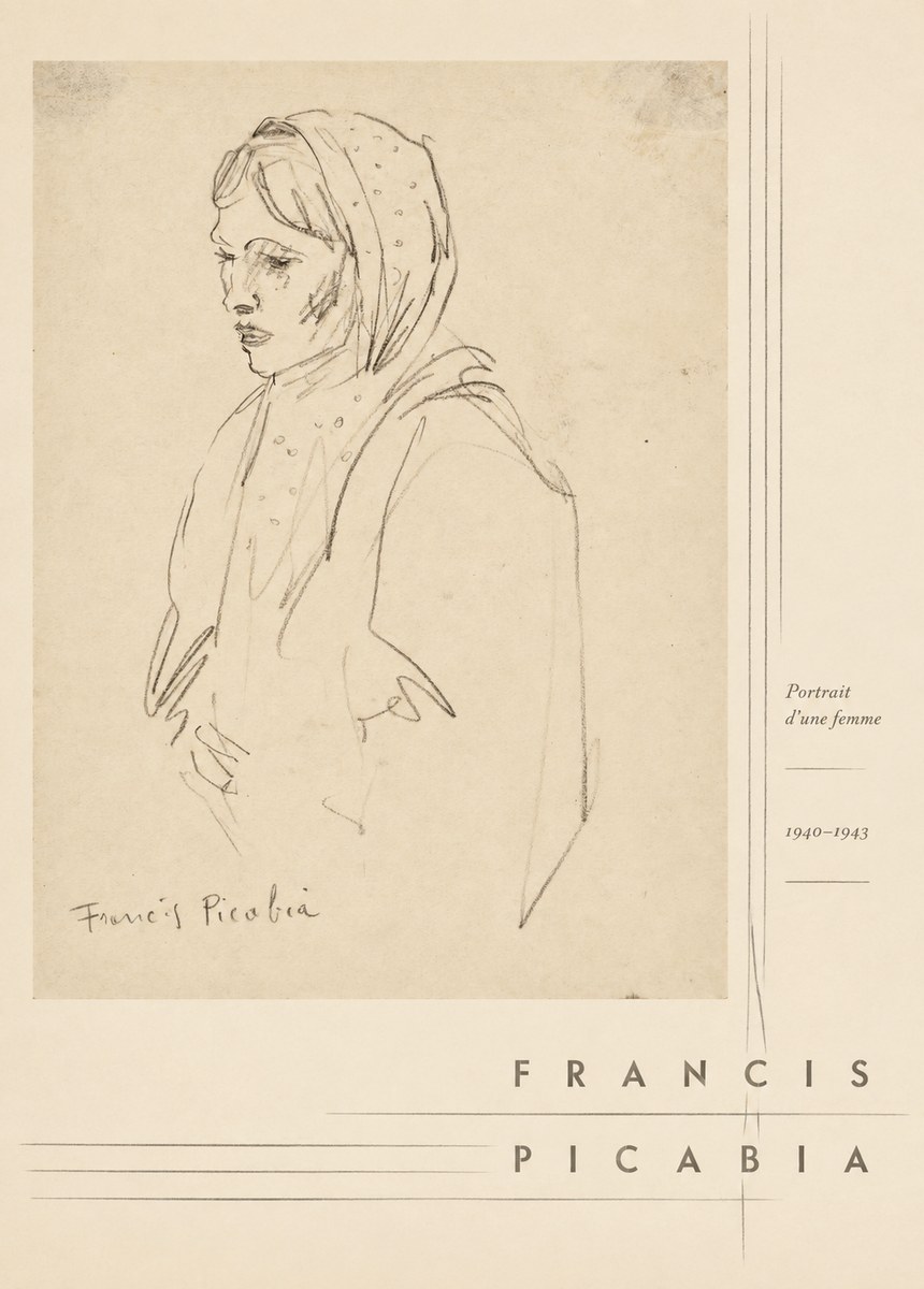 Francis Picabia Portrait D'une Femme No4 - Plakat
