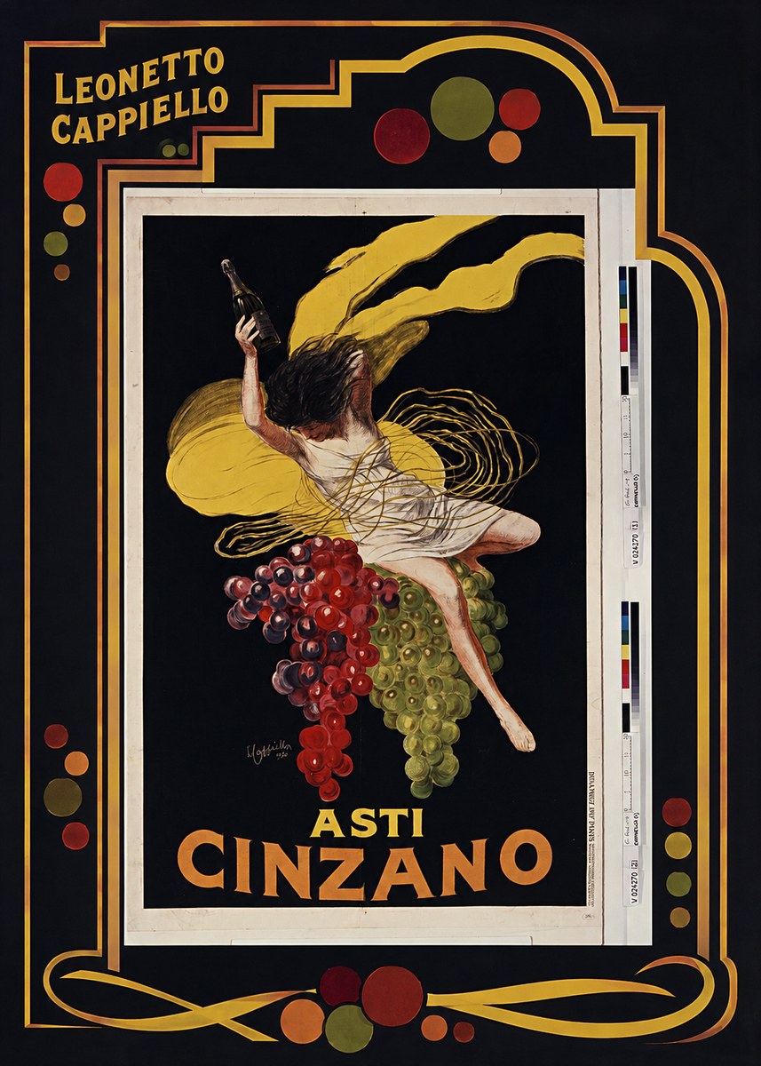 Leonetto Cappiello Asti Cinzano I No5 - Plakat
