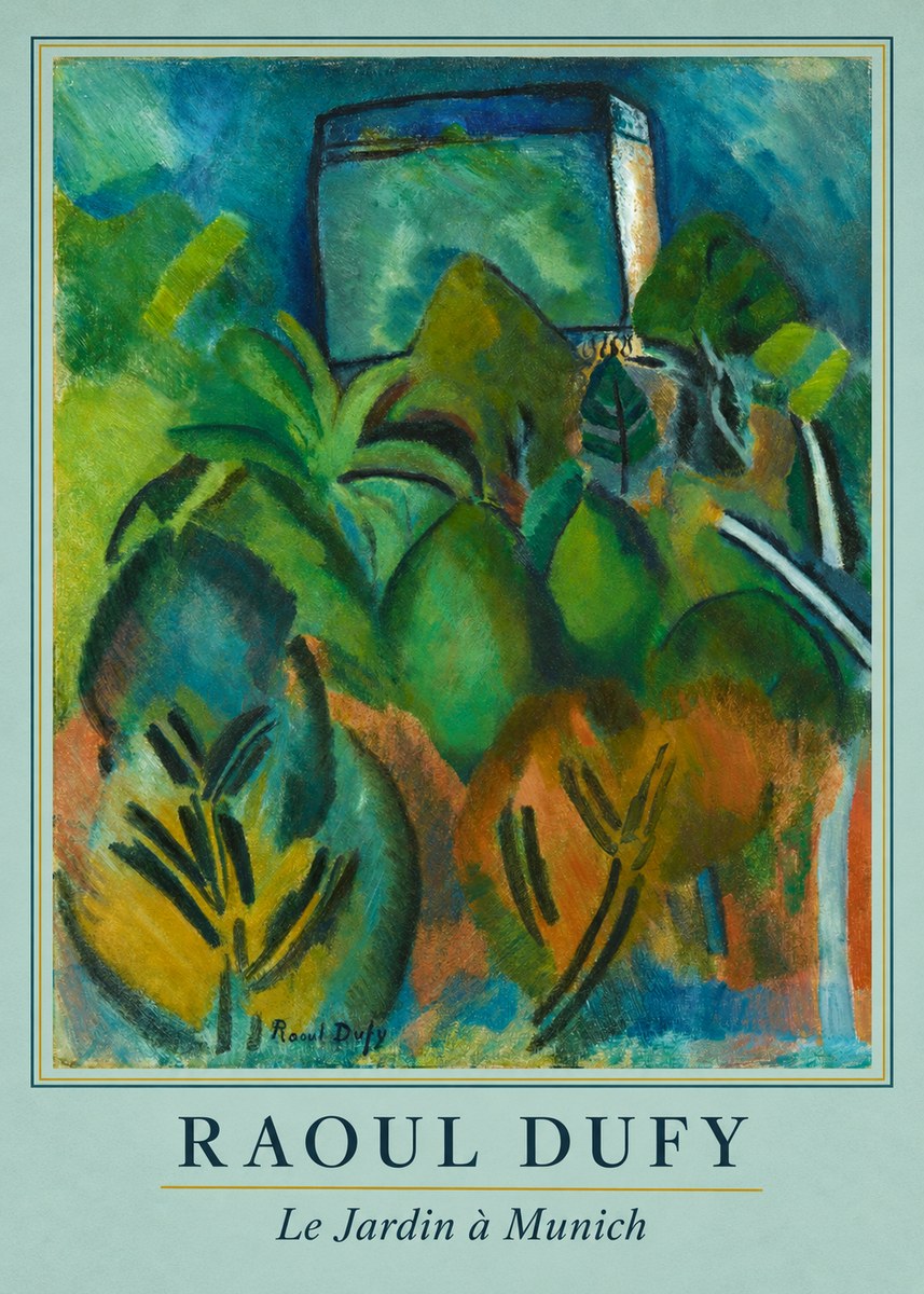 Raoul Dufy Le Jardin À Munich No3 - Plakat