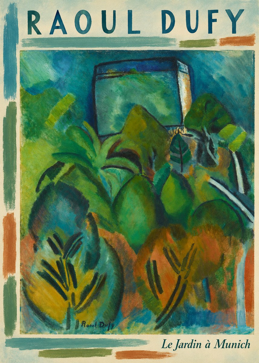 Raoul Dufy Le Jardin À Munich No5 - Plakat