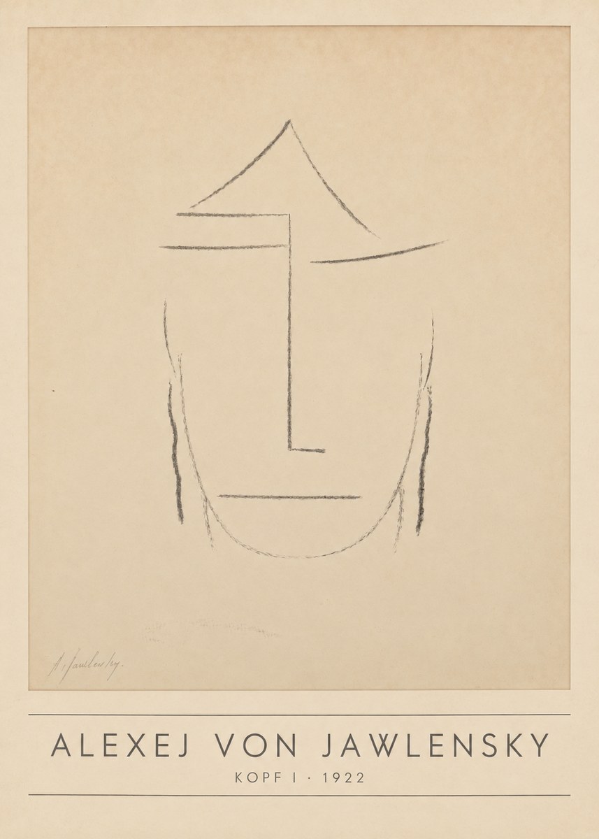 Alexej von Jawlensky Kopf I No1 - Plakat