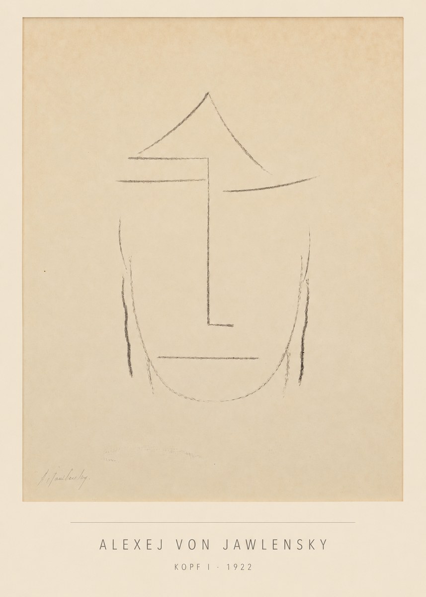 Alexej von Jawlensky Kopf I No5 - Plakat