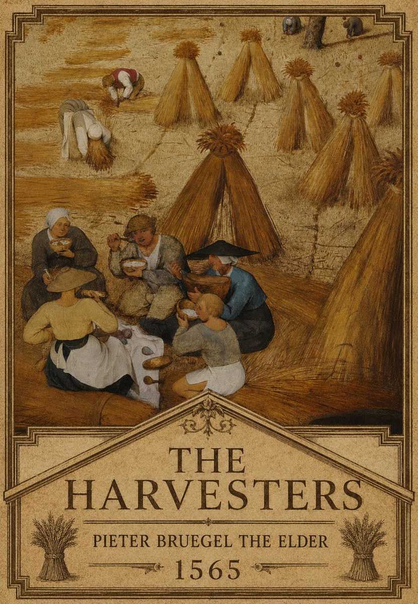 Pieter Bruegel The Harvesters I No6 - Plakat