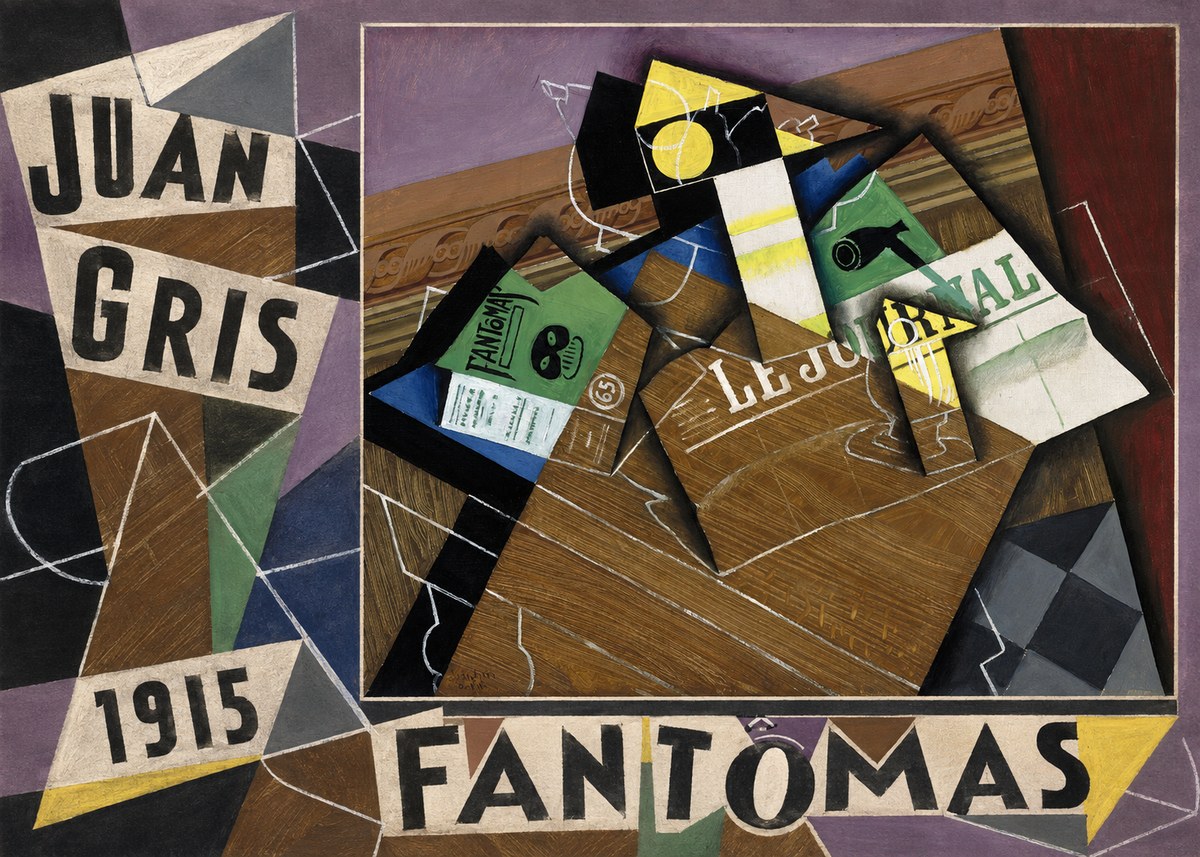 Juan Gris Fantômas II No5 - Plakat