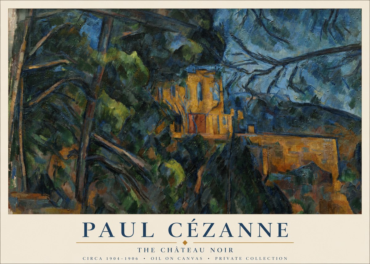 Paul Cézanne The Château Noir No1 - Plakat