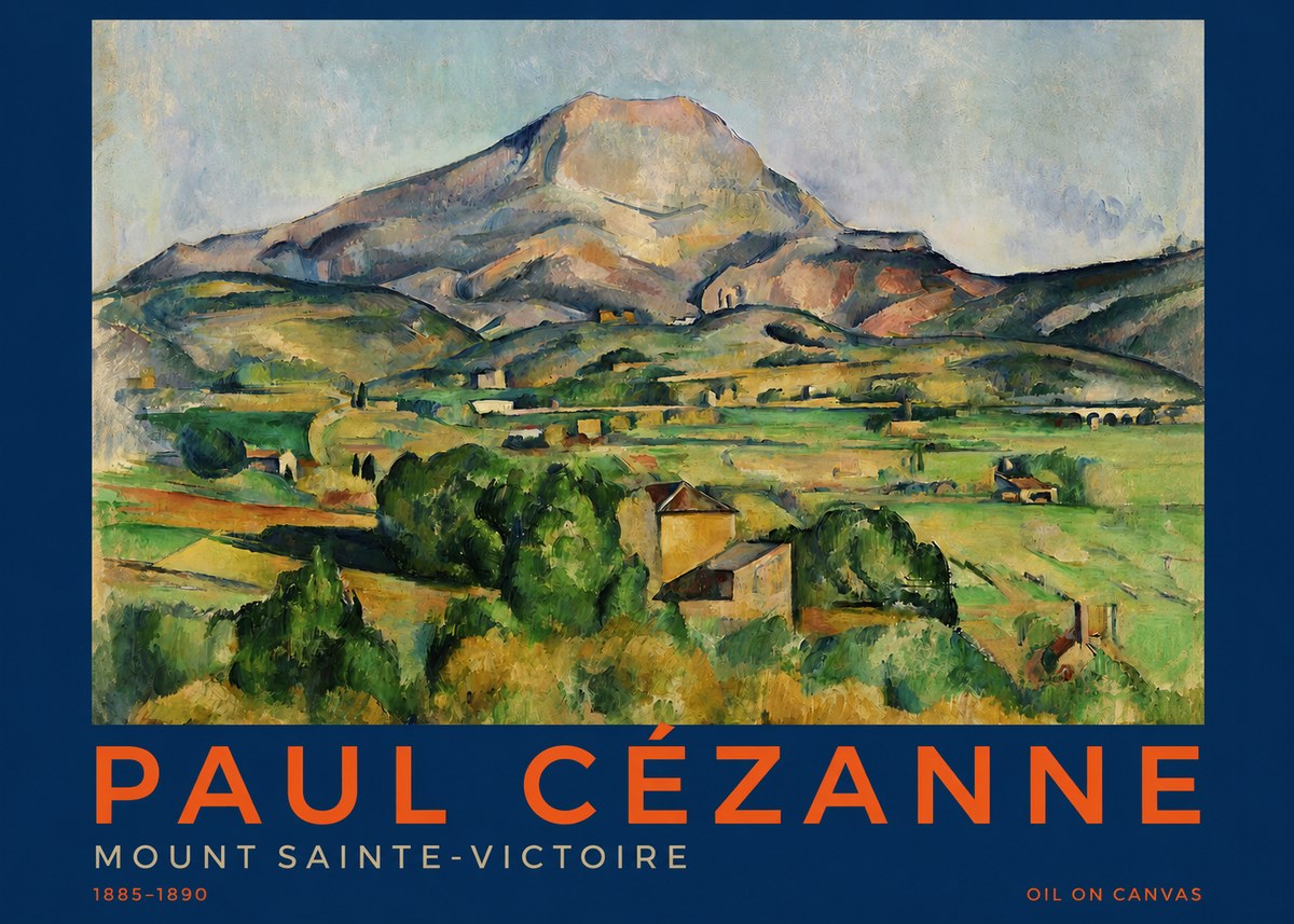 Paul Cézanne Mount Sainte-victoire No3 - Plakat