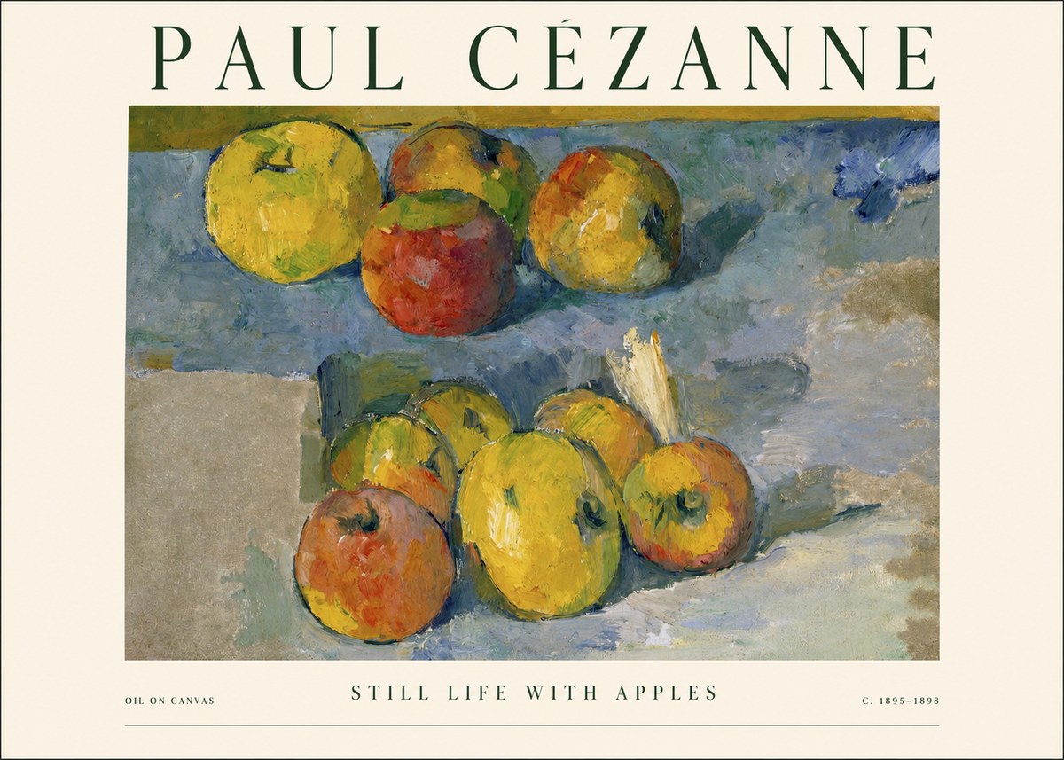 Paul Cézanne Still Life with Apples No1 - Plakat