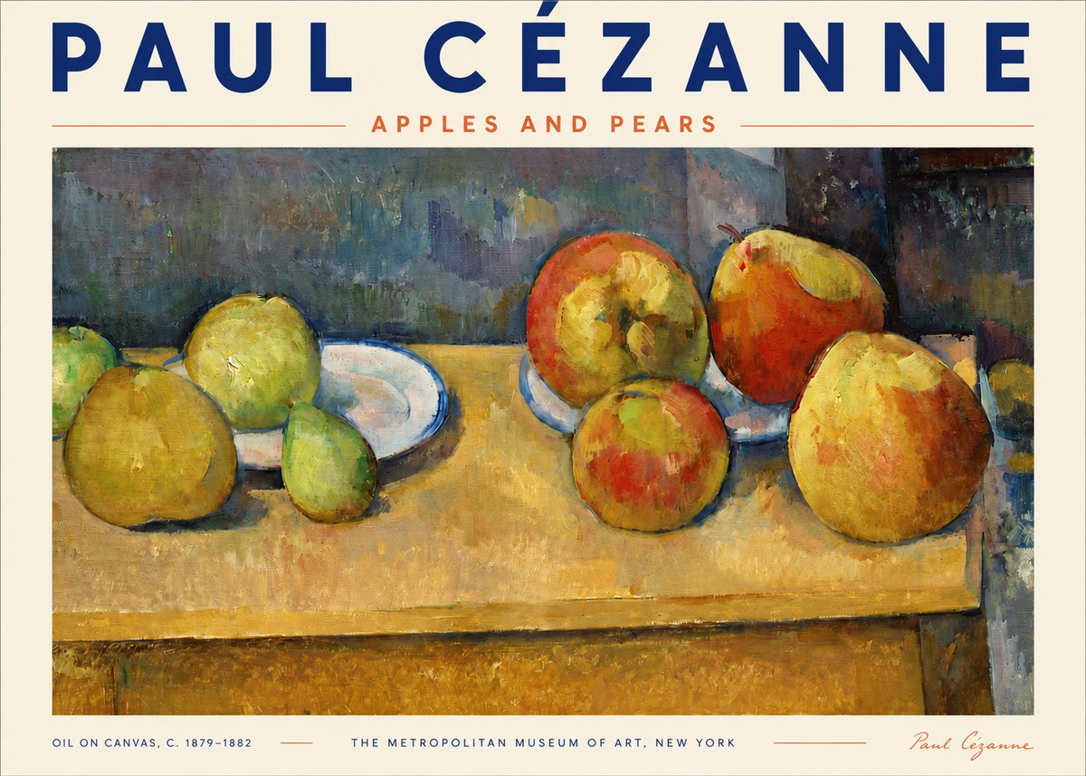 Paul Cézanne Apples and Pears No3 - Plakat