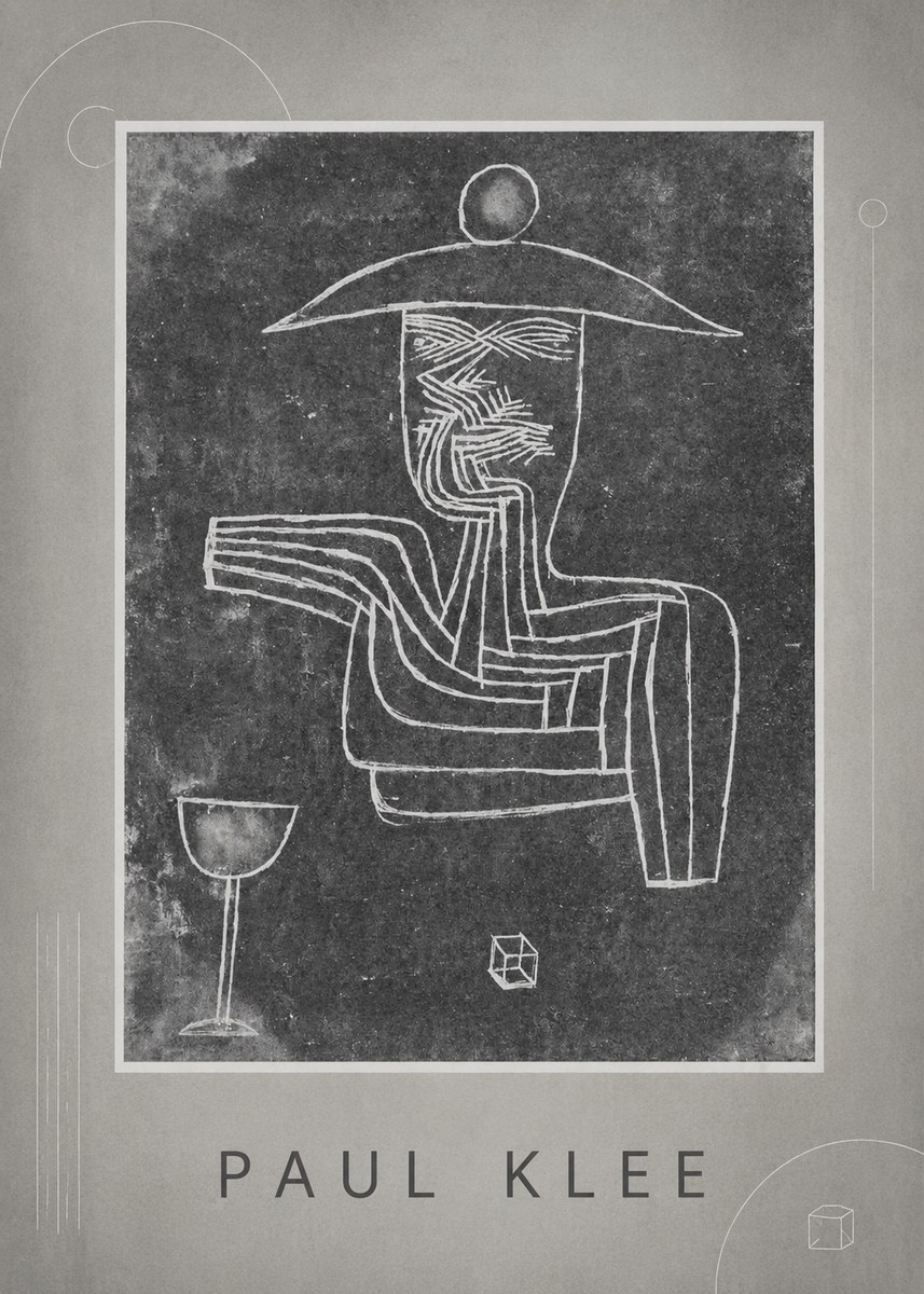 Paul Klee Figure of a Seer No4 - Plakat