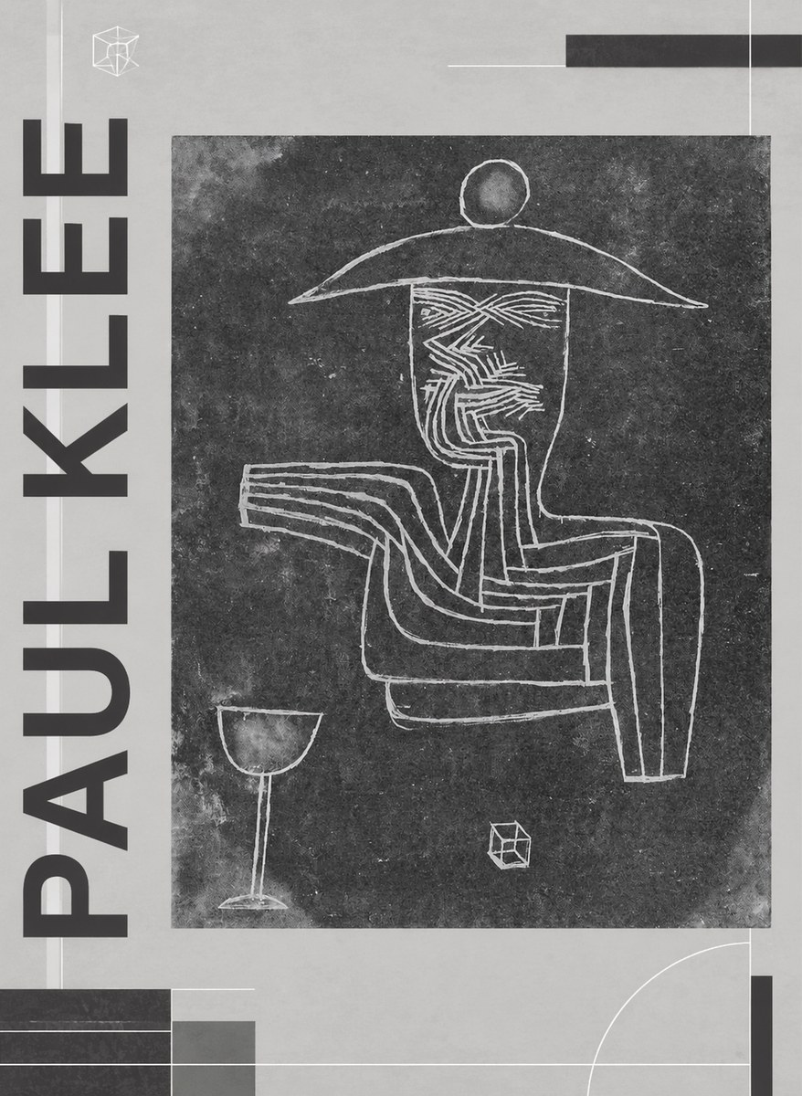 Paul Klee Figure of a Seer No5 - Plakat