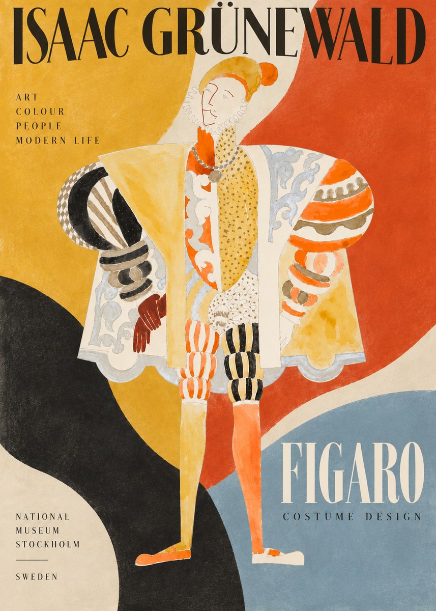Isaac Grünewald Figaro I No5 - Plakat