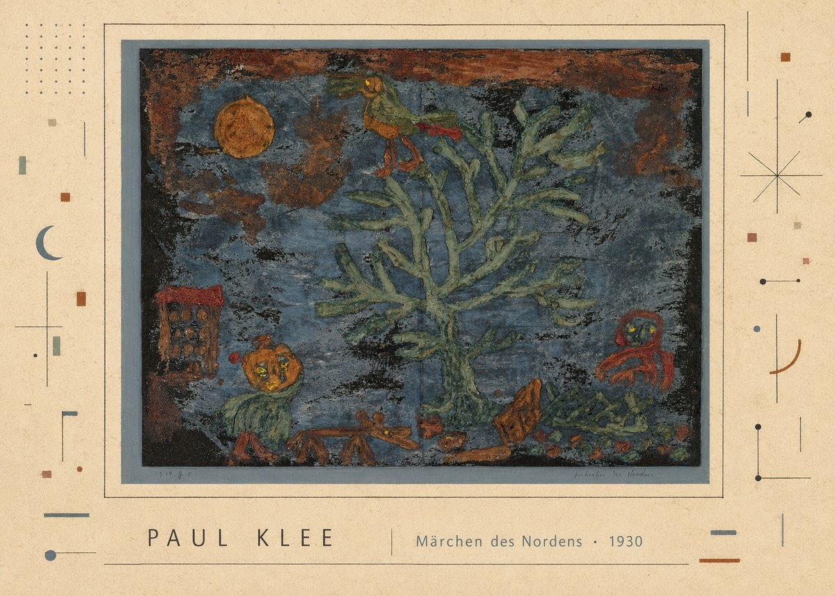 Paul Klee Märchen Des Nordens No2 - Plakat