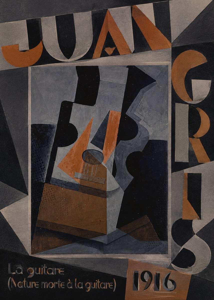 Juan Gris La Guitare (Nature Morte À La Guitare) No4 - Plakat
