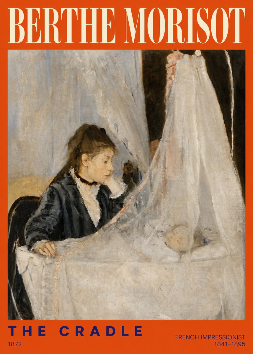 Berthe Morisot The Cradle No2 - Plakat