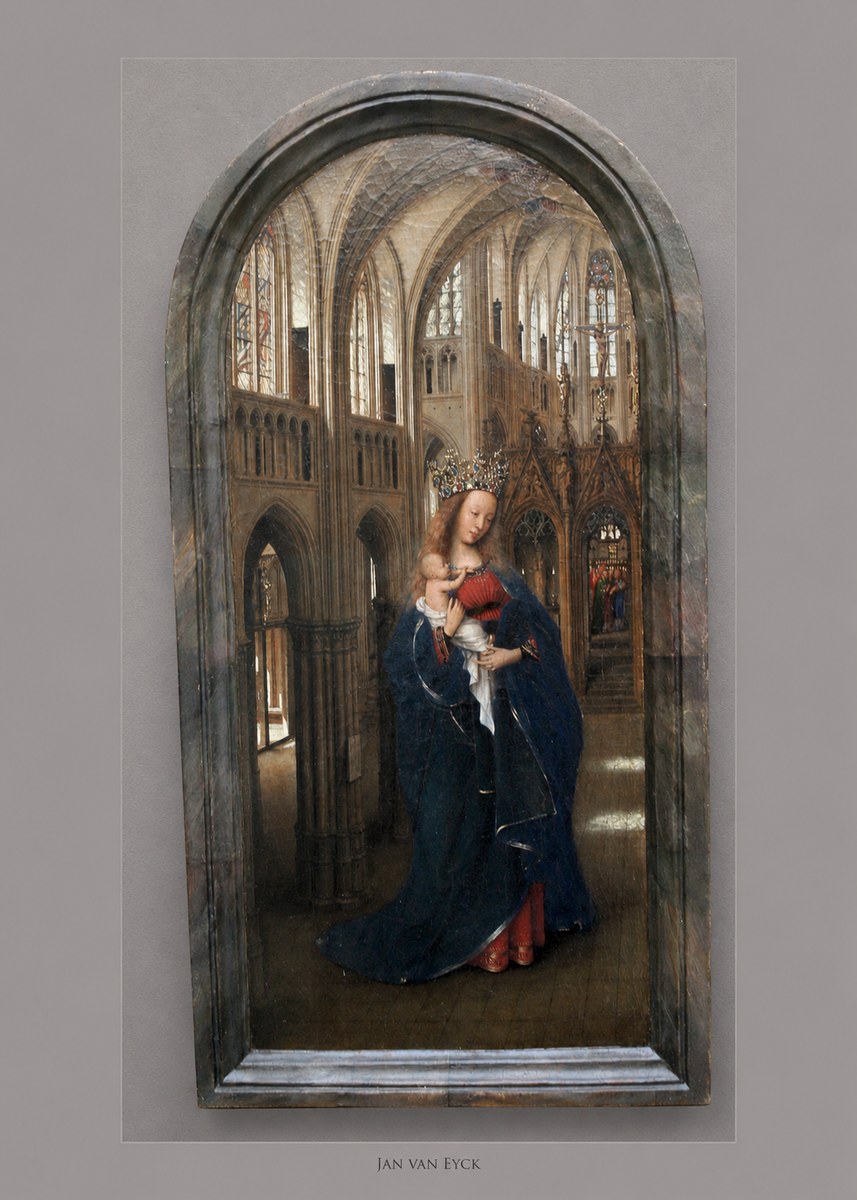 Jan van Eyck Madonna in the Church II No4 - Plakat