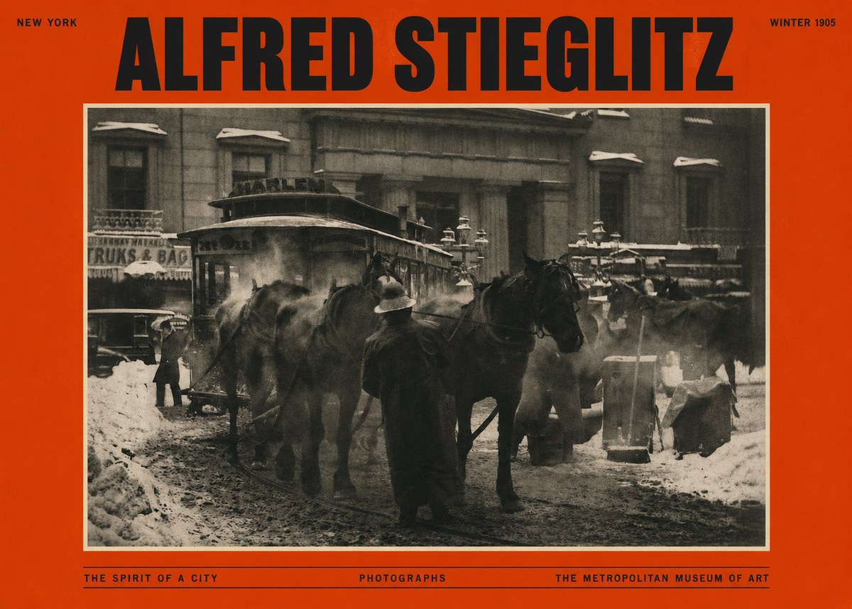 Alfred Stieglitz New York - Winter No2 - Plakat