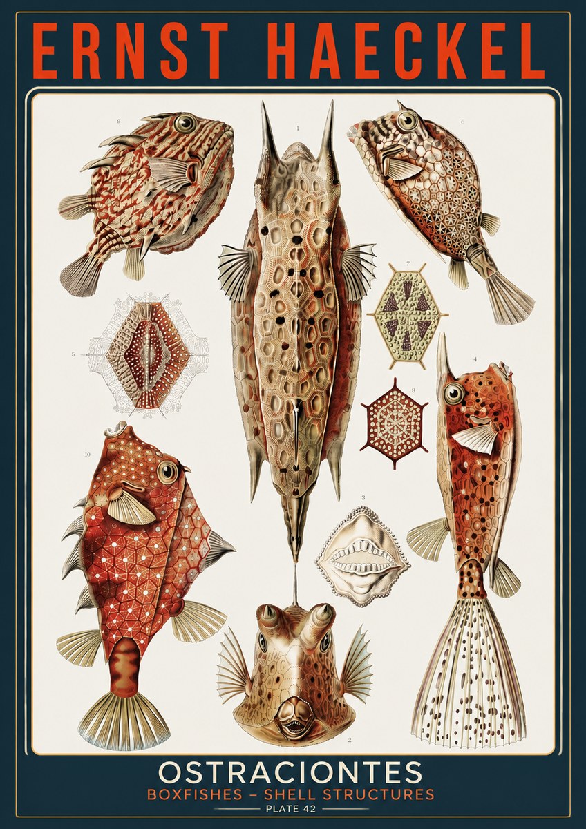 Ernst Haeckel Ostracodes Crustacea No5 - Plakat
