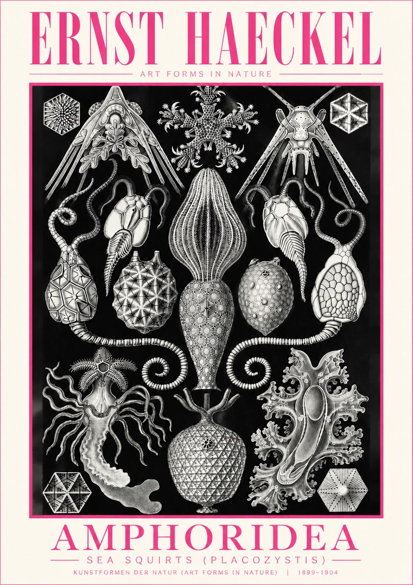 Ernst Haeckel Amphoridea No5 - Plakat