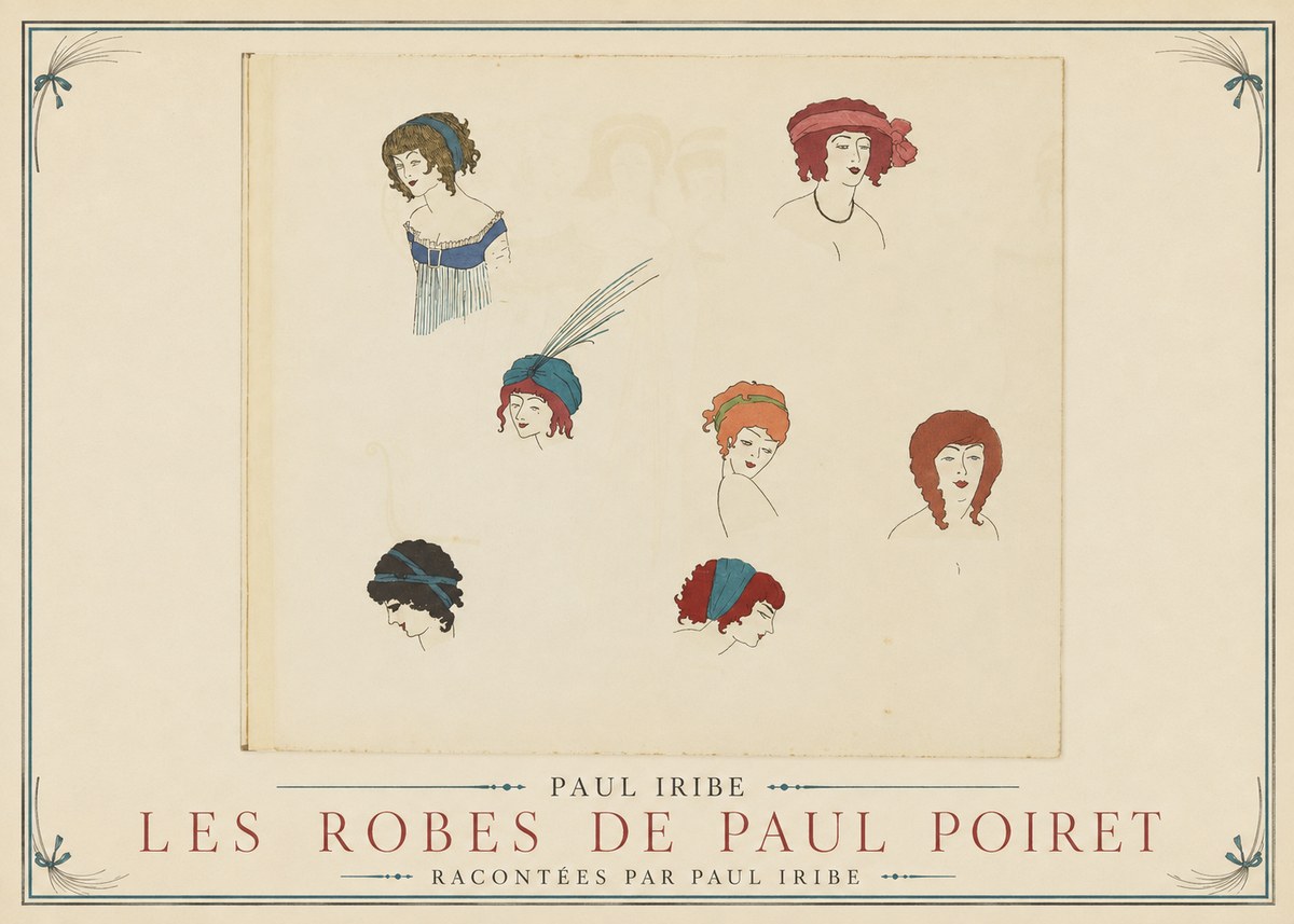 Paul Iribe Les Robes De Paul Poiret No1 - Plakat