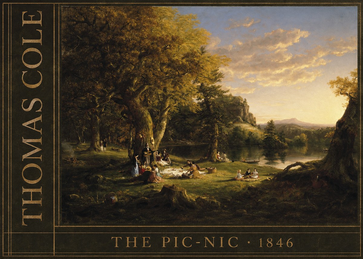 Thomas Cole The Pic-nic I No5 - Plakat