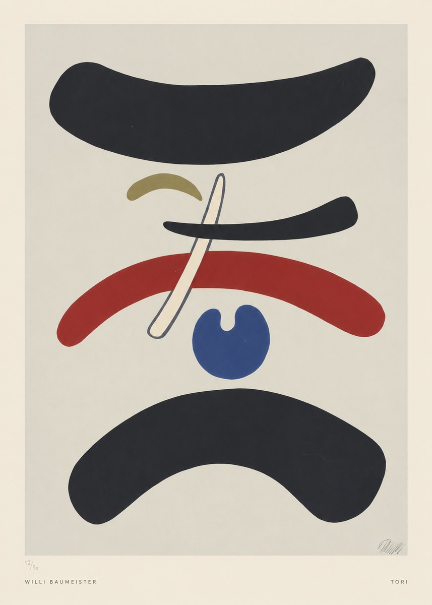 Willi Baumeister Tori No5 - Plakat
