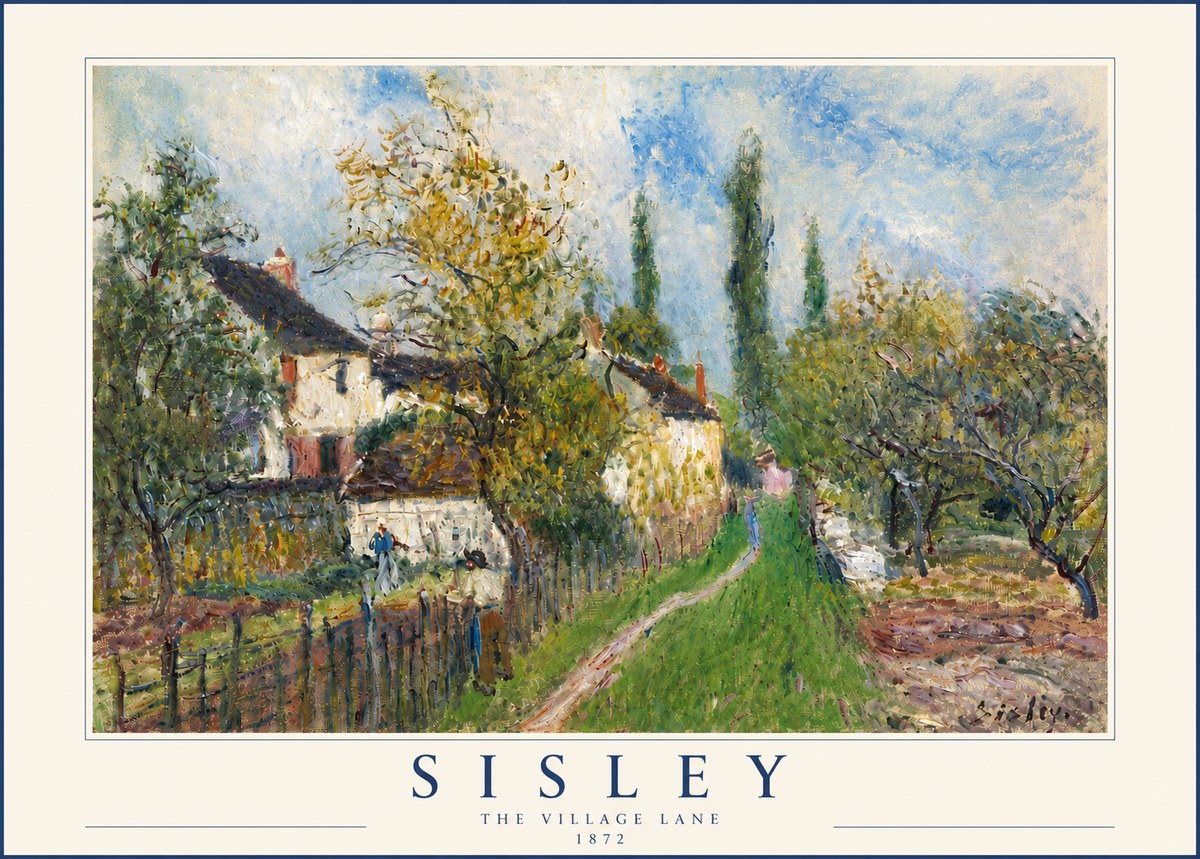 Sisley The Village Lane No4 - Plakat