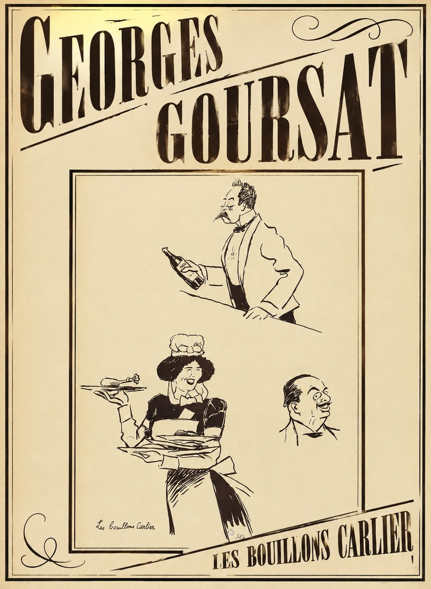 Georges Goursat Les Bouillons Carlier I No3 - Plakat