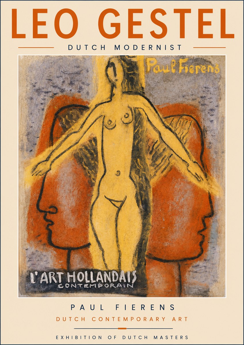 Leo Gestel L'art Hollandais Contemporain I No5 - Plakat