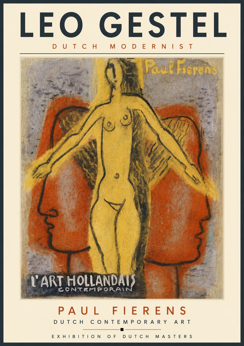 Leo Gestel L'art Hollandais Contemporain I No6 - Plakat