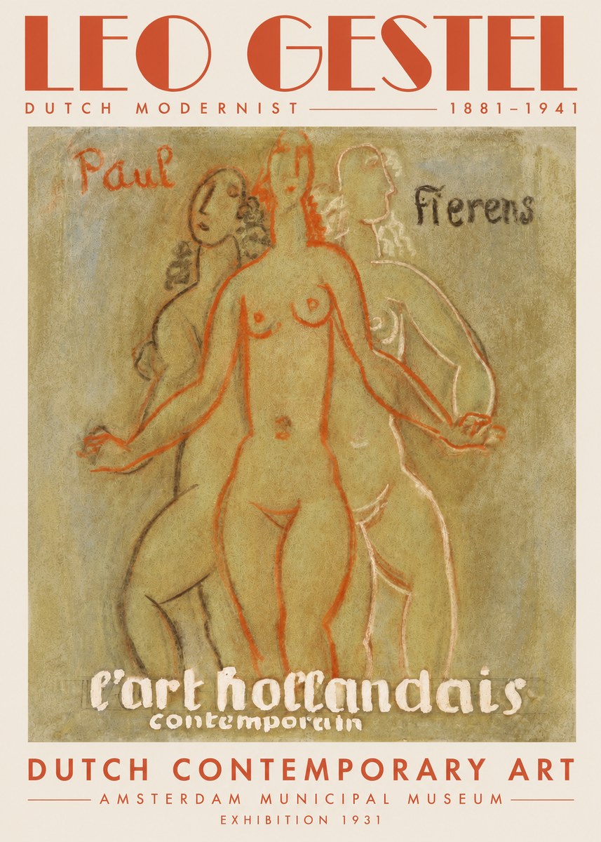 Leo Gestel L'art Hollandais Contemporain II No2 - Plakat