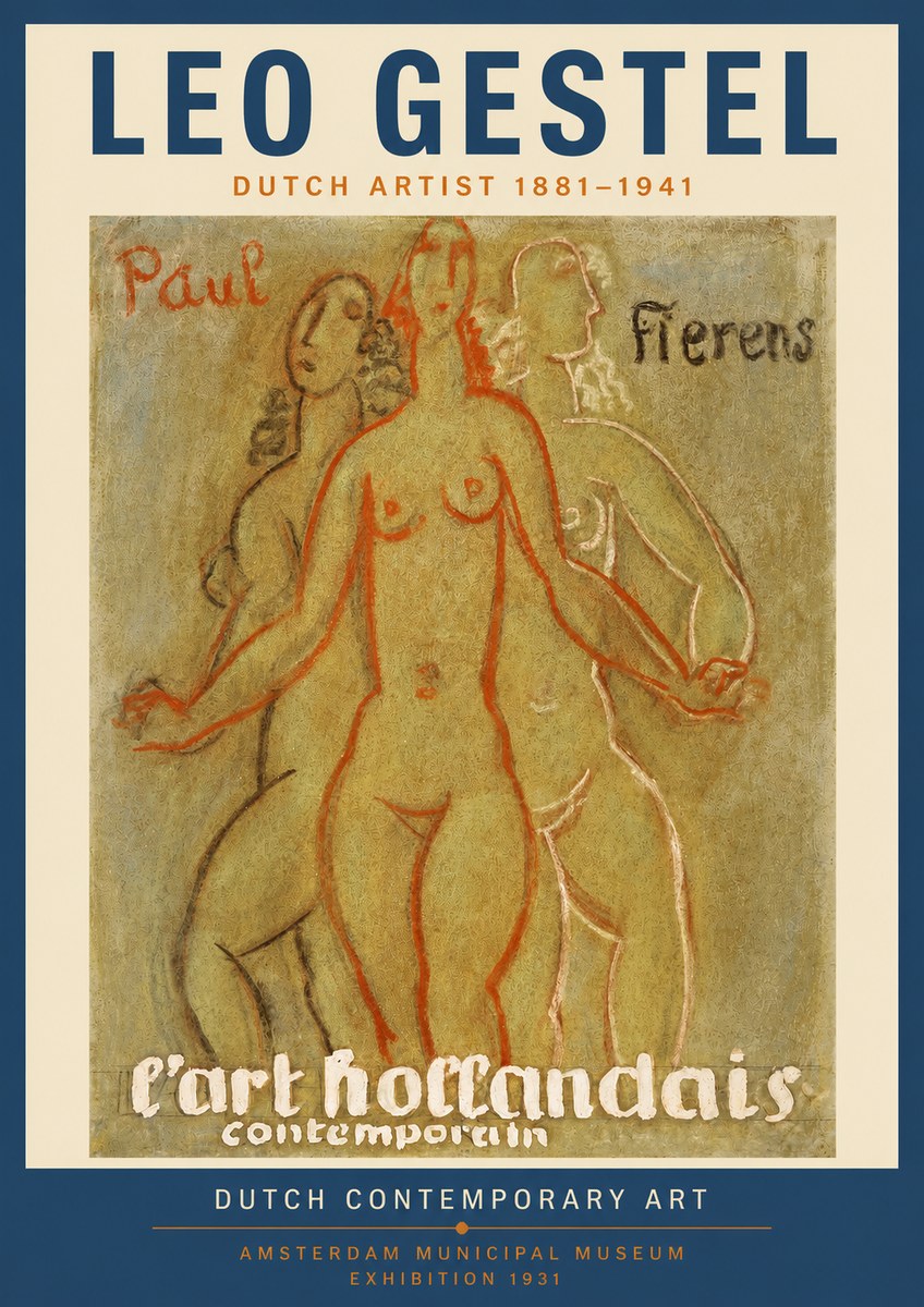Leo Gestel L'art Hollandais Contemporain II No3 - Plakat