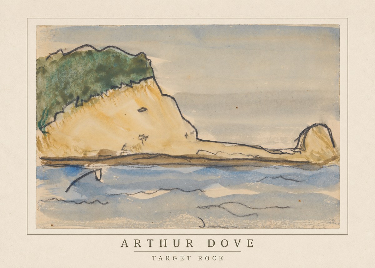 Arthur Dove Target Rock No4 - Plakat