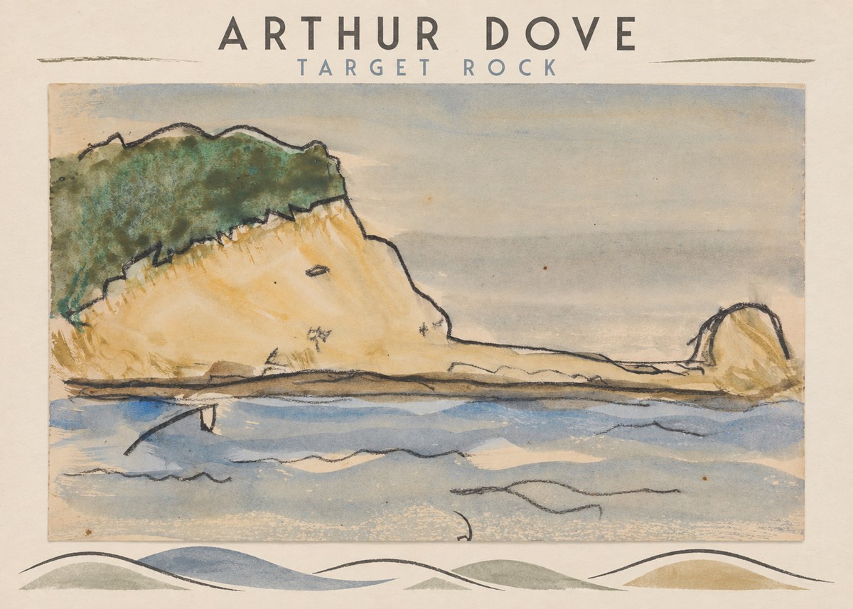 Arthur Dove Target Rock No6 - Plakat