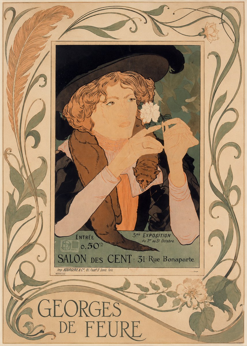 Georges de Feure Salon Des Cent No2 - Plakat