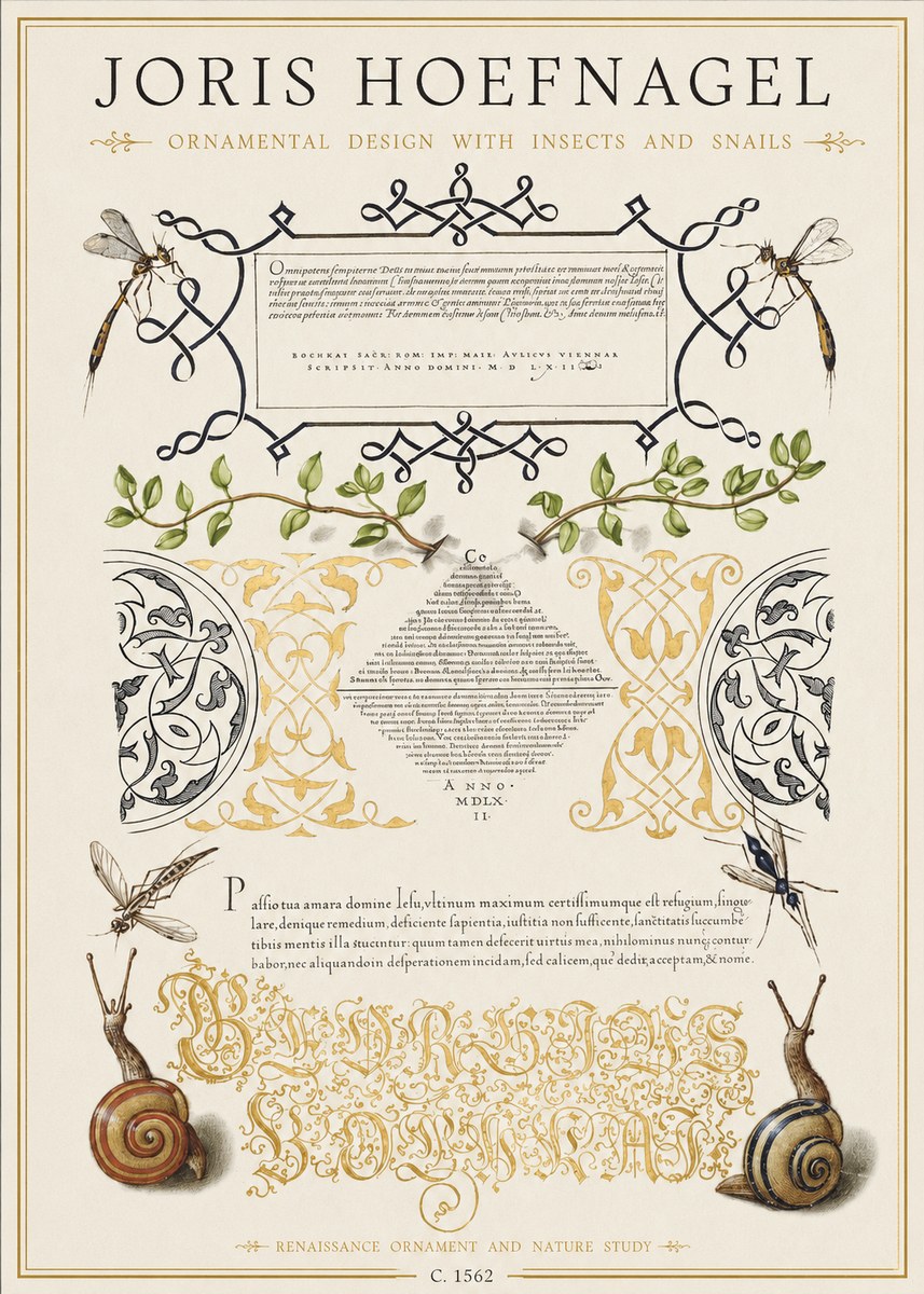 Joris Hoefnagel Memento Mori No2 - Plakat