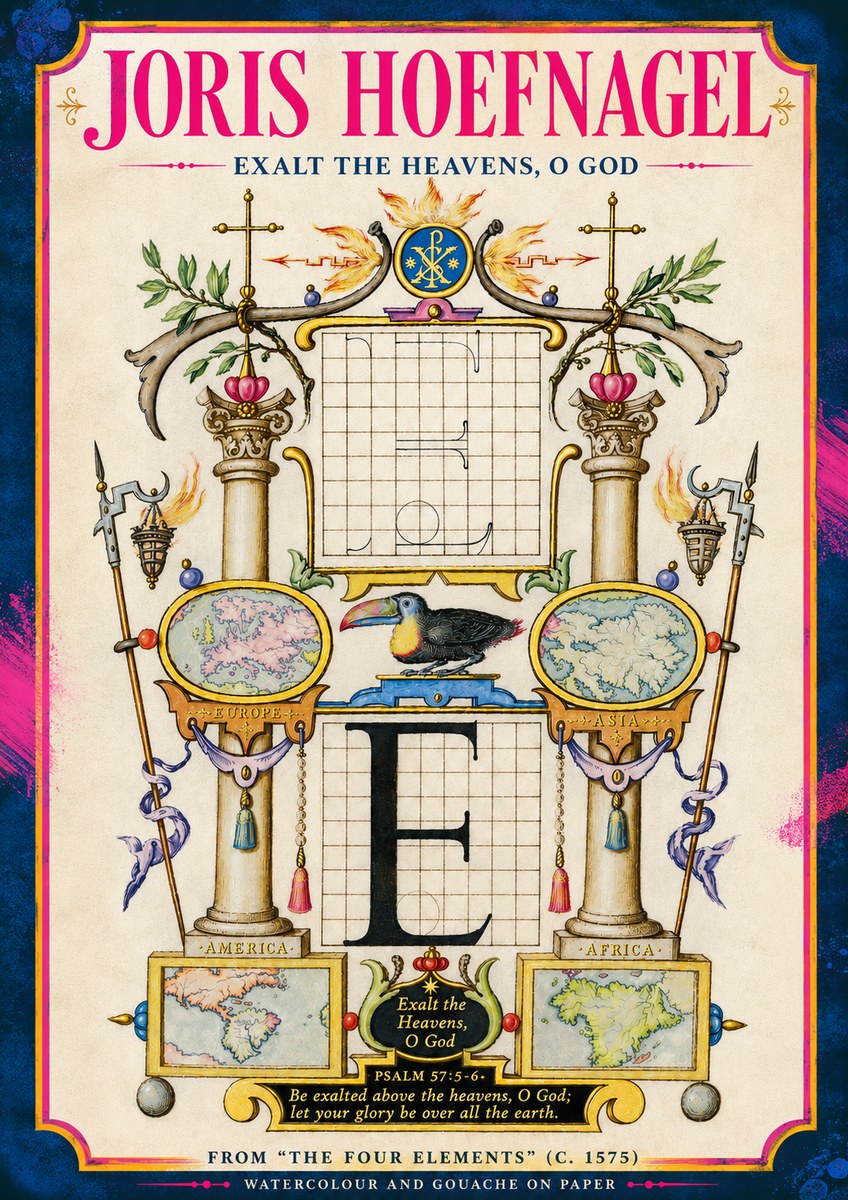 Joris Hoefnagel Exalt the Heavens, O God No4 - Plakat