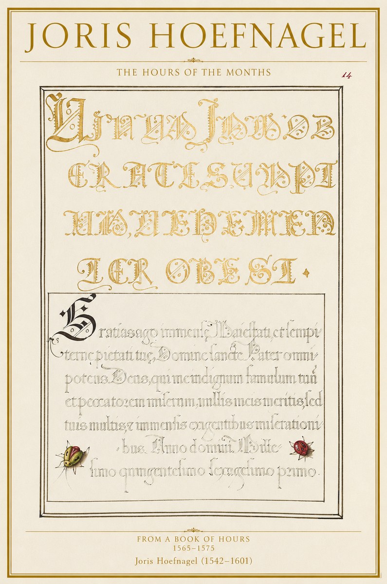 Joris Hoefnagel Gratias Tibi Agimus No1 - Plakat