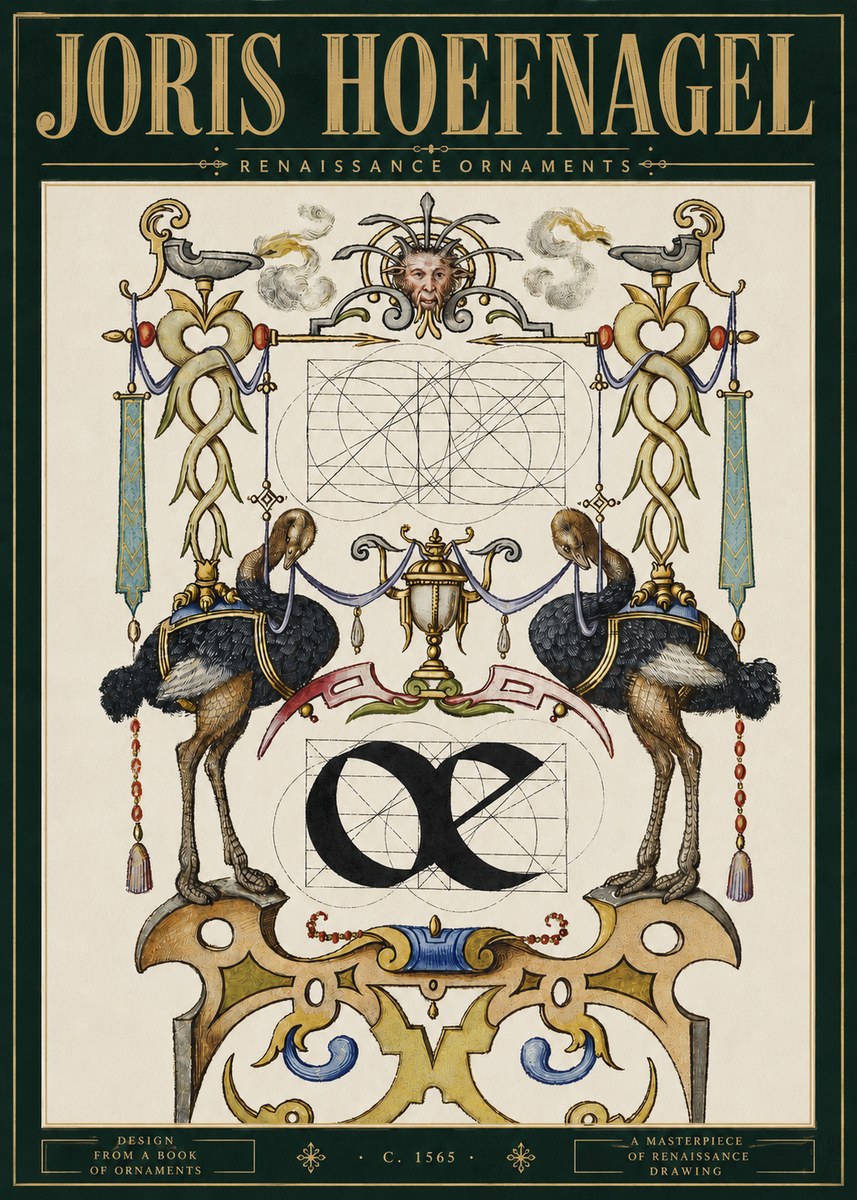 Joris Hoefnagel Ornamental Study I No5 - Plakat