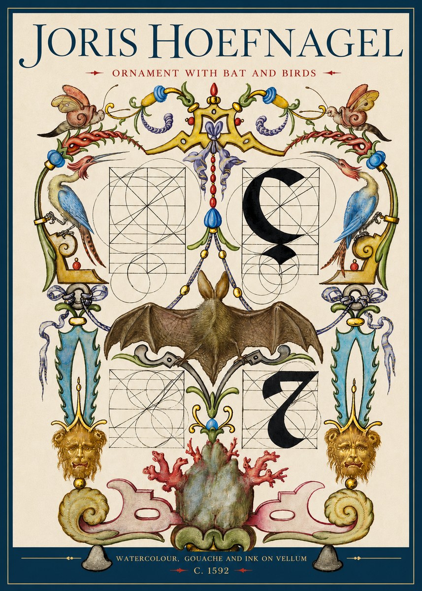Joris Hoefnagel The Four Elements I No4 - Plakat