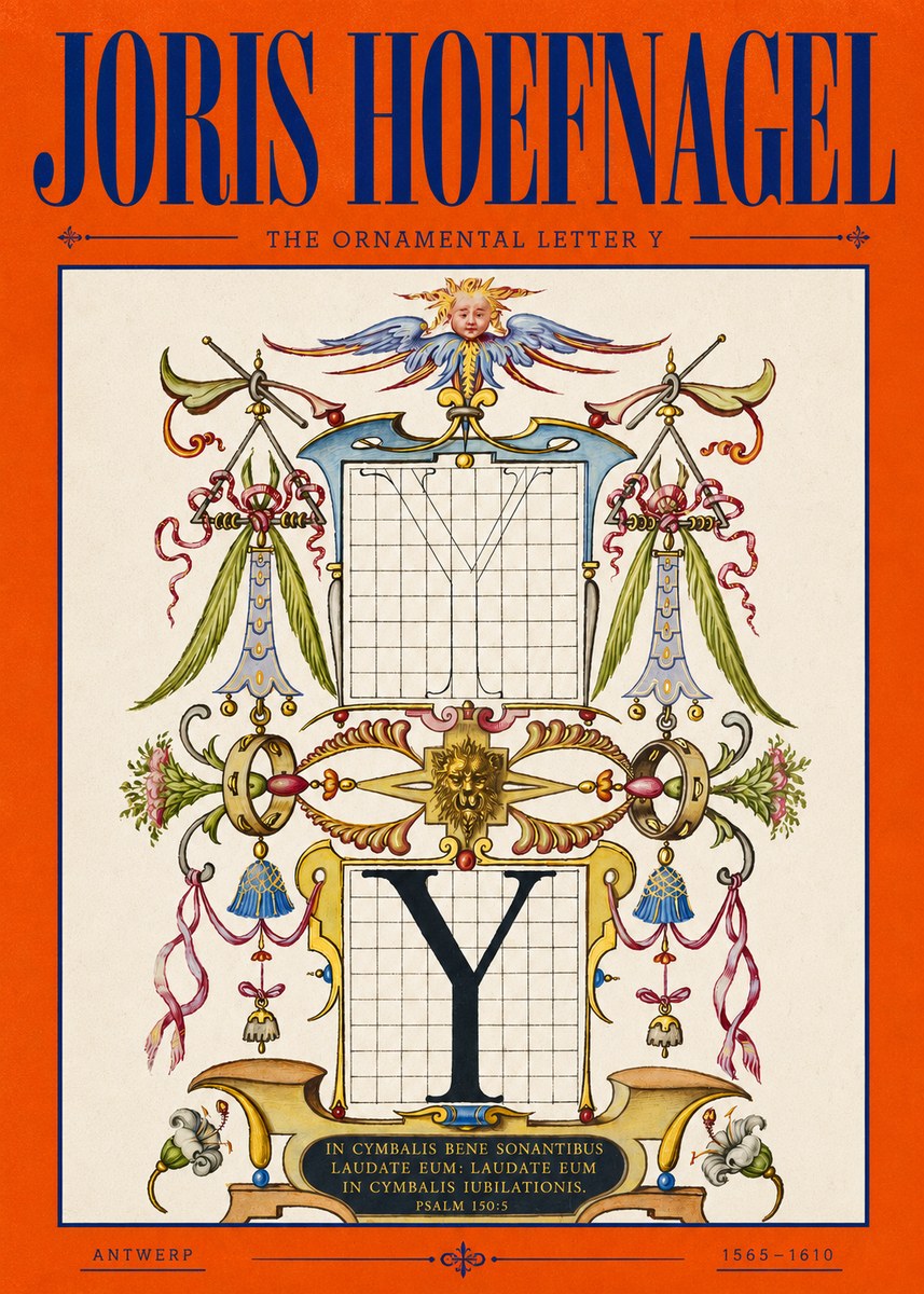 Joris Hoefnagel The Ornamental Letter Y No2 - Plakat