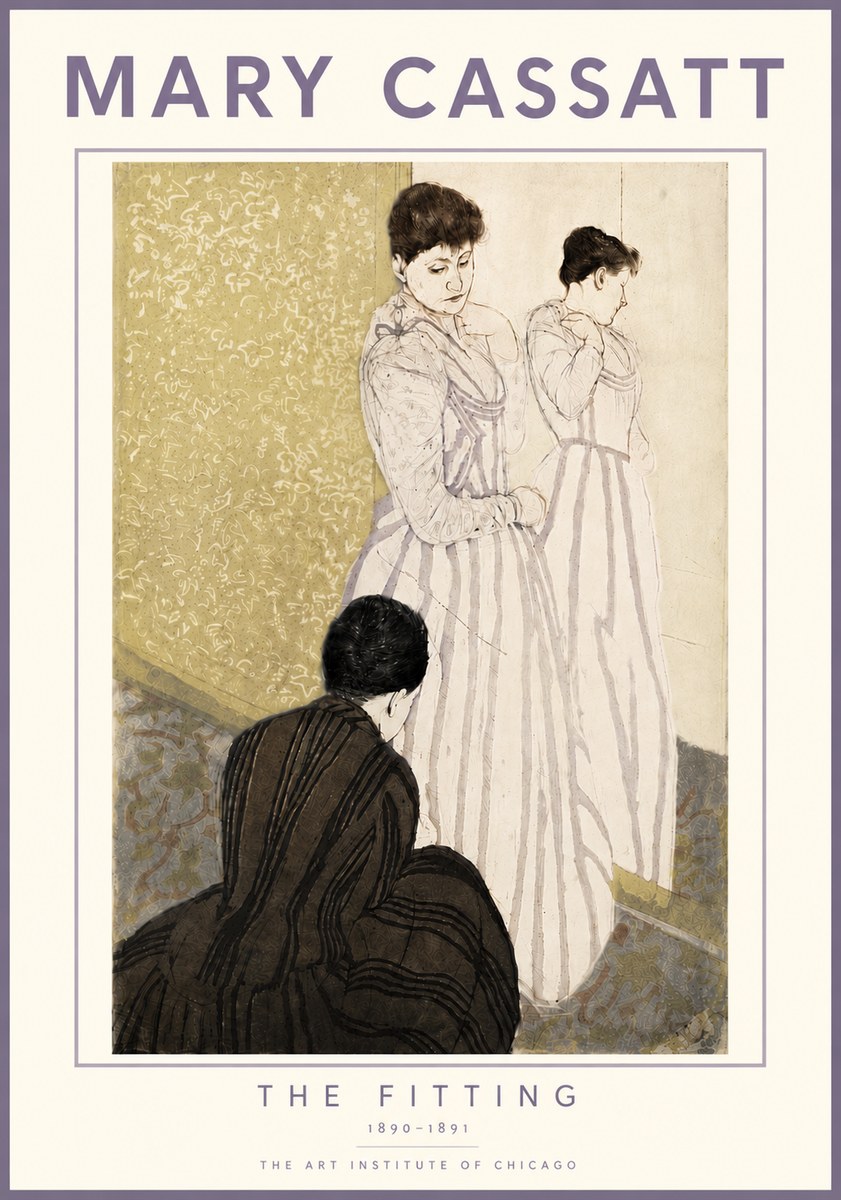 Mary Cassatt The Fitting No6 - Plakat