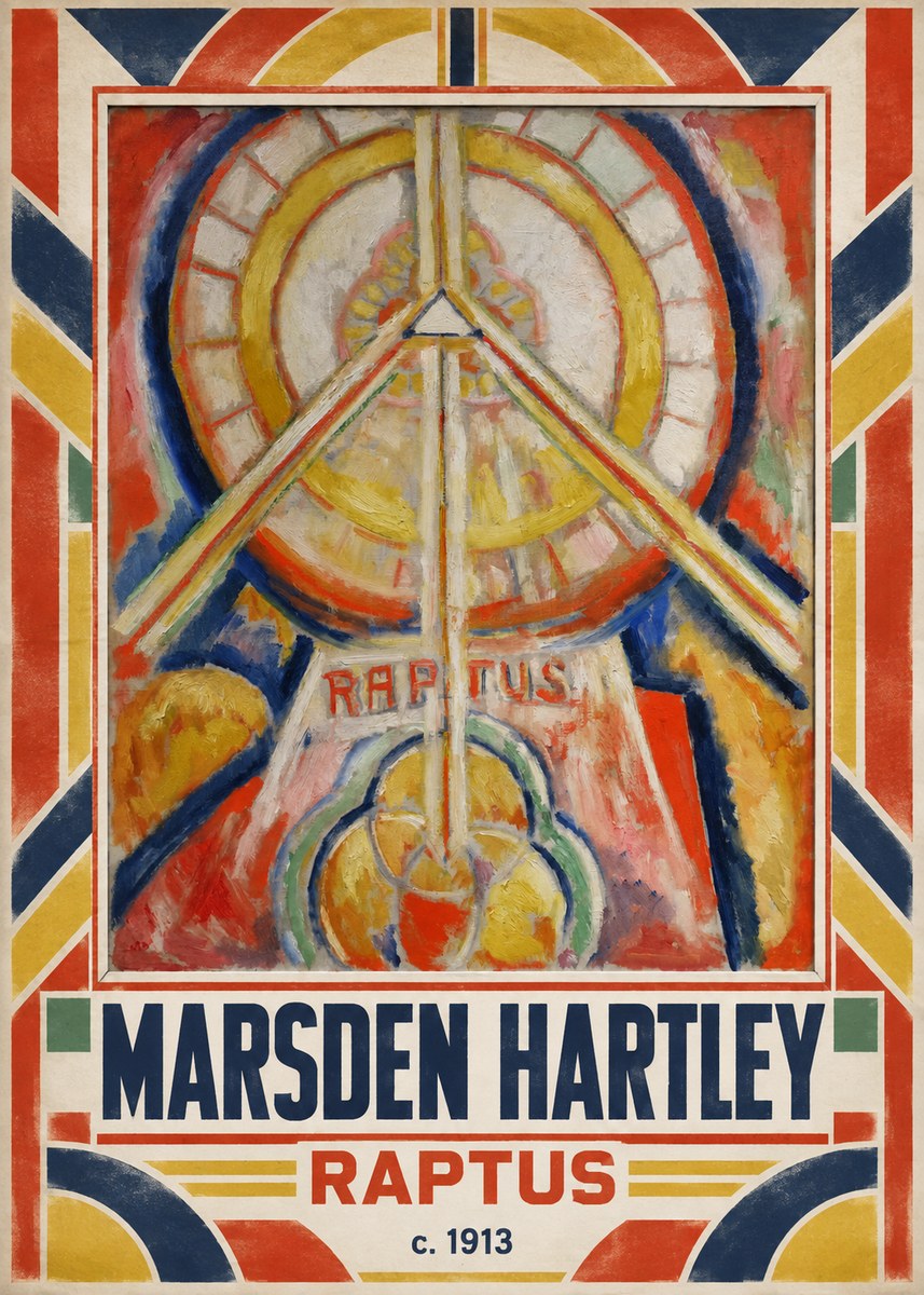 Marsden Hartley Raptus No1 - Plakat