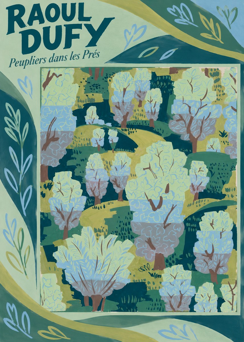 Raoul Dufy Peupliers Dans Les Prés No5 - Plakat